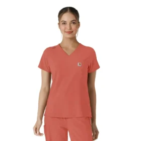 Kadın Force Cross-Flex  İçine Sokulabilir Scrub Üst