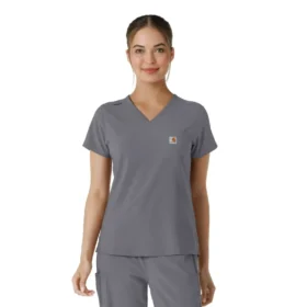 Kadın Force Cross-Flex  İçine Sokulabilir Scrub Üst