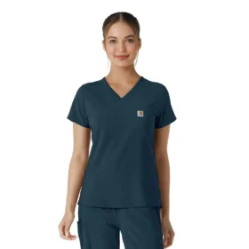 Kadın Force Cross-Flex  İçine Sokulabilir Scrub Üst