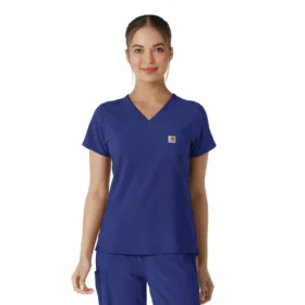 Kadın Force Cross-Flex  İçine Sokulabilir Scrub Üst