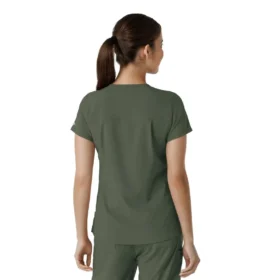 Kadın Force Cross-Flex  İçine Sokulabilir Scrub Üst