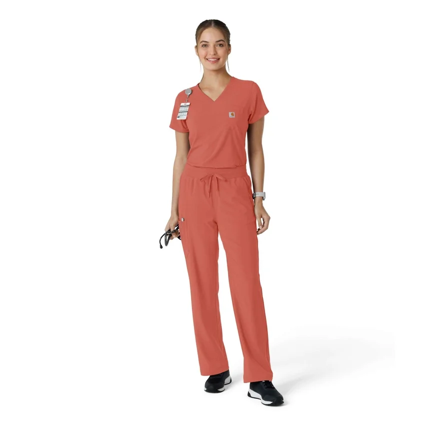 Kadın Force Cross-Flex İçine Sokulabilir Scrub Üst