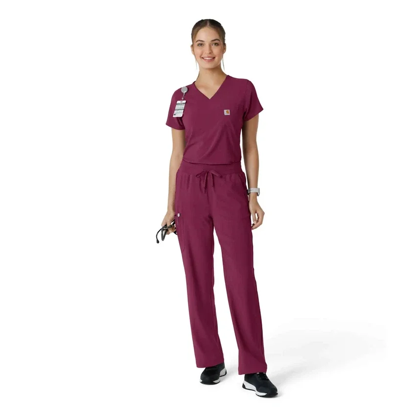 Kadın Force Cross-Flex İçine Sokulabilir Scrub Üst