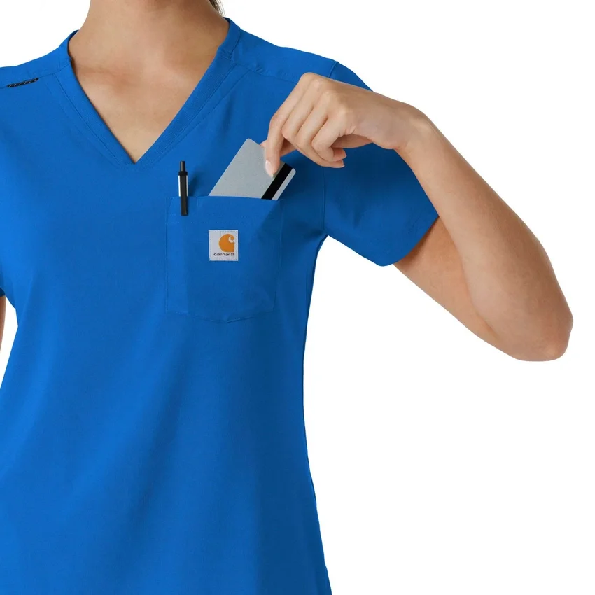 Kadın Force Cross-Flex İçine Sokulabilir Scrub Üst