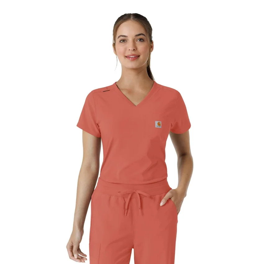 Kadın Force Cross-Flex İçine Sokulabilir Scrub Üst