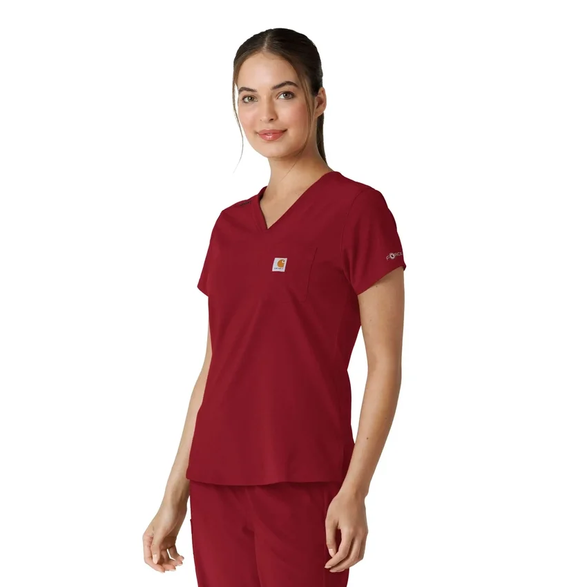 Kadın Force Cross-Flex İçine Sokulabilir Scrub Üst