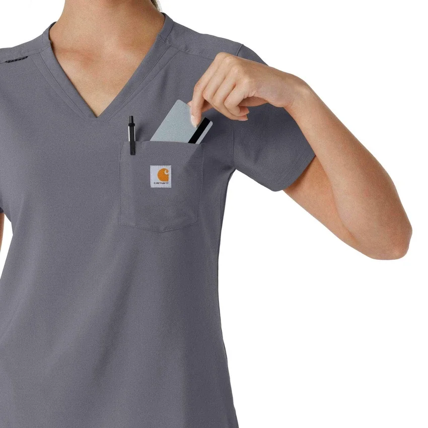 Kadın Force Cross-Flex İçine Sokulabilir Scrub Üst
