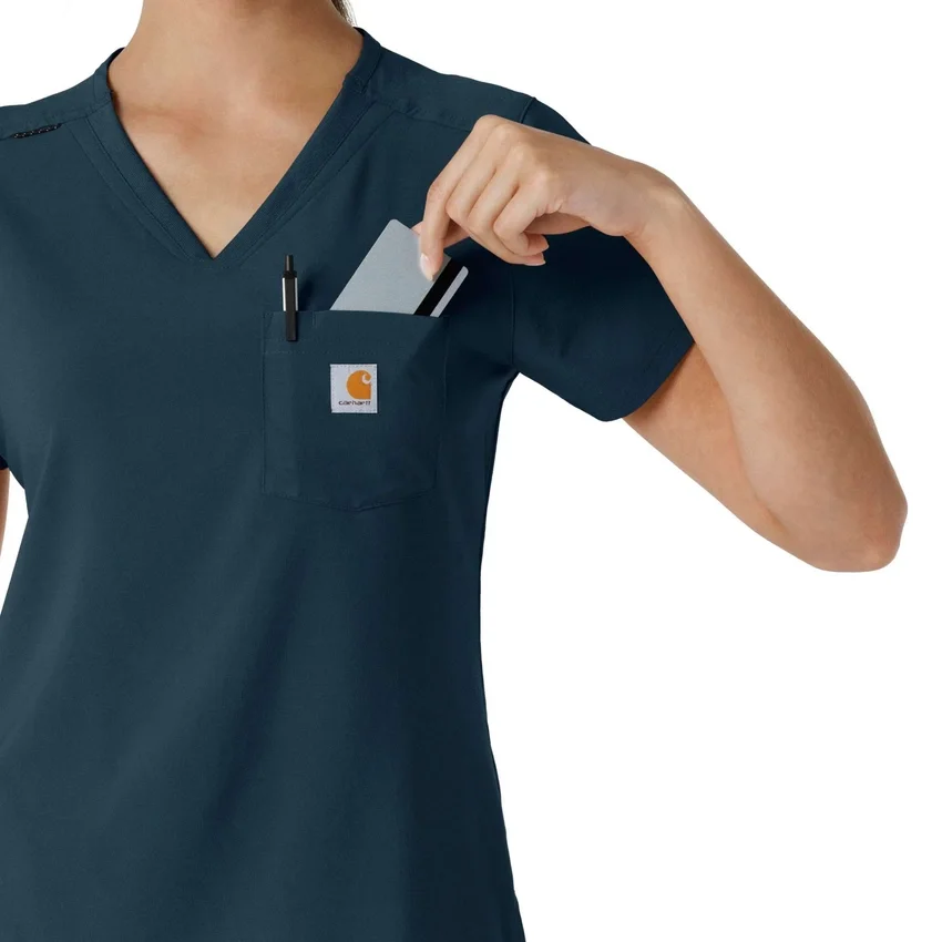 Kadın Force Cross-Flex İçine Sokulabilir Scrub Üst