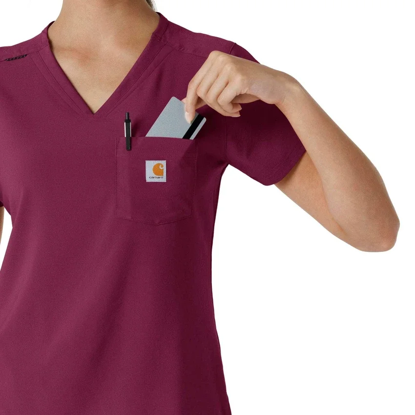 Kadın Force Cross-Flex İçine Sokulabilir Scrub Üst