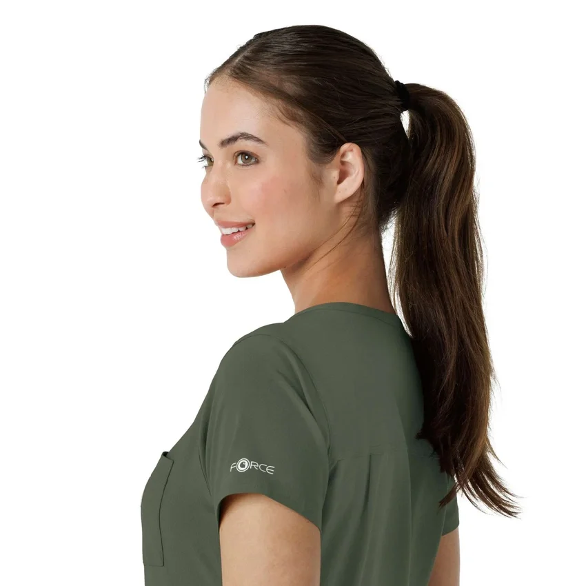 Kadın Force Cross-Flex İçine Sokulabilir Scrub Üst