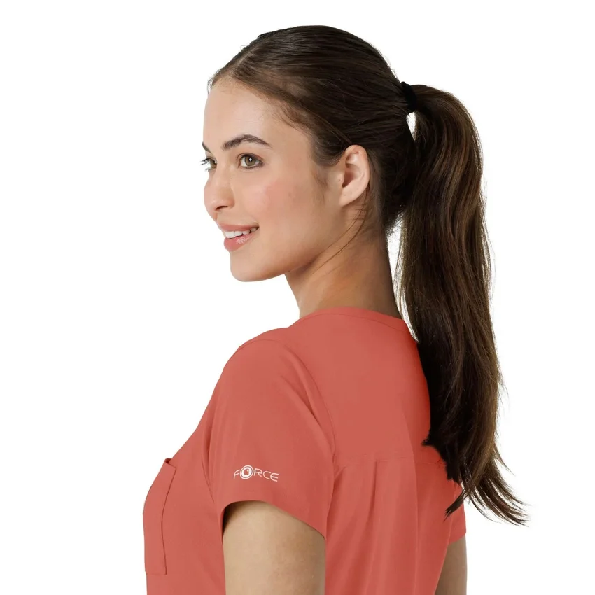 Kadın Force Cross-Flex İçine Sokulabilir Scrub Üst