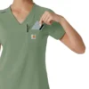Kadın Force Cross-Flex İçine Sokulabilir Scrub Üst