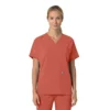 Kadın Force Cross-Flex Oversized V Yaka Scrub Üst