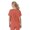 Kadın Force Cross-Flex Oversized V Yaka Scrub Üst