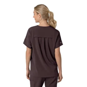 Kadın Force Cross-Flex  Oversized V Yaka Scrub Üst