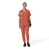 Kadın Force Cross-Flex Oversized V Yaka Scrub Üst