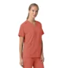 Kadın Force Cross-Flex Oversized V Yaka Scrub Üst