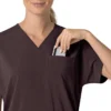 Kadın Force Cross-Flex Oversized V Yaka Scrub Üst