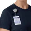 Kadın Force Cross-Flex Örme Bisiklet Yaka Scrub Üst