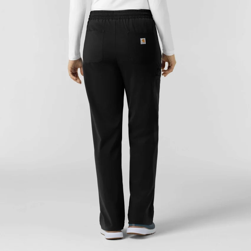 Kadın Force Cross-Flex Örme Boot Cut Scrub Pantolon