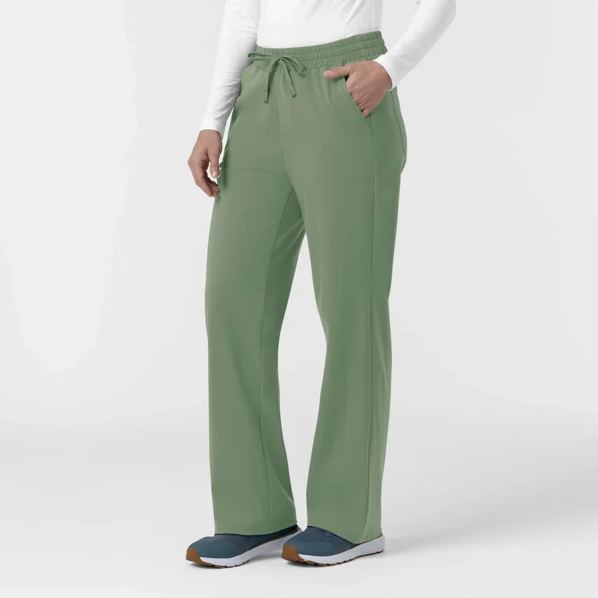 Kadın Force Cross-Flex Örme Boot Cut Scrub Pantolon