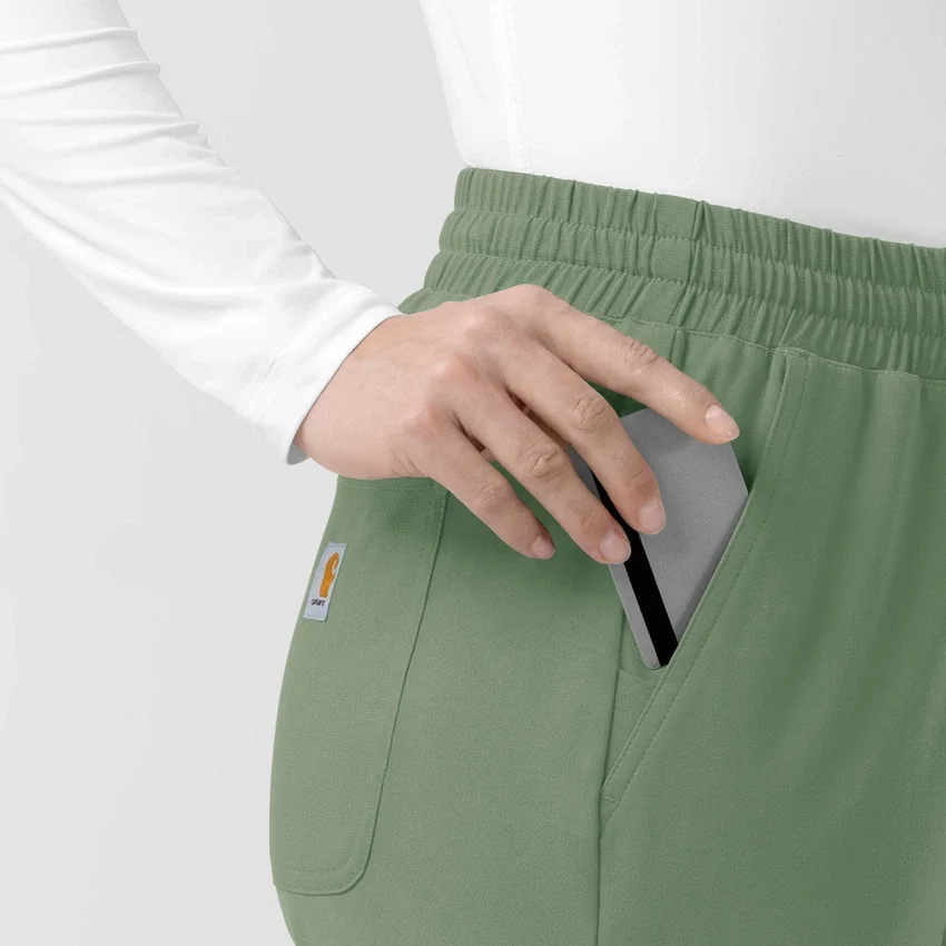 Kadın Force Cross-Flex Örme Boot Cut Scrub Pantolon