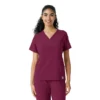 Kadın Force Cross-Flex Örme Panelli Scrub Üst