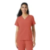 Kadın Force Cross-Flex Örme Panelli Scrub Üst