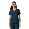 Kadın Force Cross-Flex Örme Panelli Scrub Üst