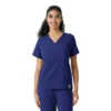 Kadın Force Cross-Flex Örme Panelli Scrub Üst
