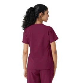 Kadın Force Cross-Flex Örme Panelli Scrub Üst