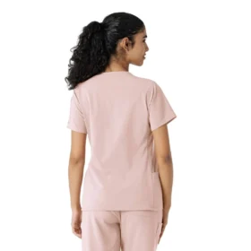 Kadın Force Cross-Flex Örme Panelli Scrub Üst