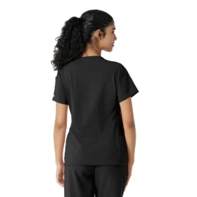 Kadın Force Cross-Flex Örme Panelli Scrub Üst
