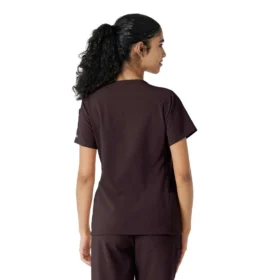 Kadın Force Cross-Flex Örme Panelli Scrub Üst