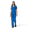 Kadın Force Cross-Flex Örme Panelli Scrub Üst