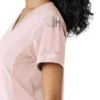 Kadın Force Cross-Flex Örme Panelli Scrub Üst