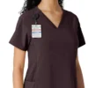 Kadın Force Cross-Flex Örme Panelli Scrub Üst