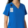 Kadın Force Cross-Flex Örme Panelli Scrub Üst