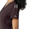 Kadın Force Cross-Flex Örme Panelli Scrub Üst
