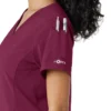 Kadın Force Cross-Flex Örme Panelli Scrub Üst