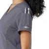 Kadın Force Cross-Flex Örme Panelli Scrub Üst