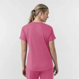 Kadın Force Cross-Flex Örme V Yaka Scrub Üst