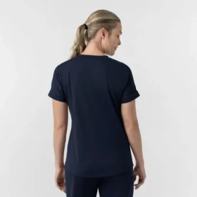 Kadın Force Cross-Flex Örme V Yaka Scrub Üst