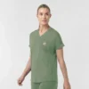 Kadın Force Cross-Flex Örme V Yaka Scrub Üst