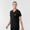 Kadın Force Cross-Flex Örme V Yaka Scrub Üst