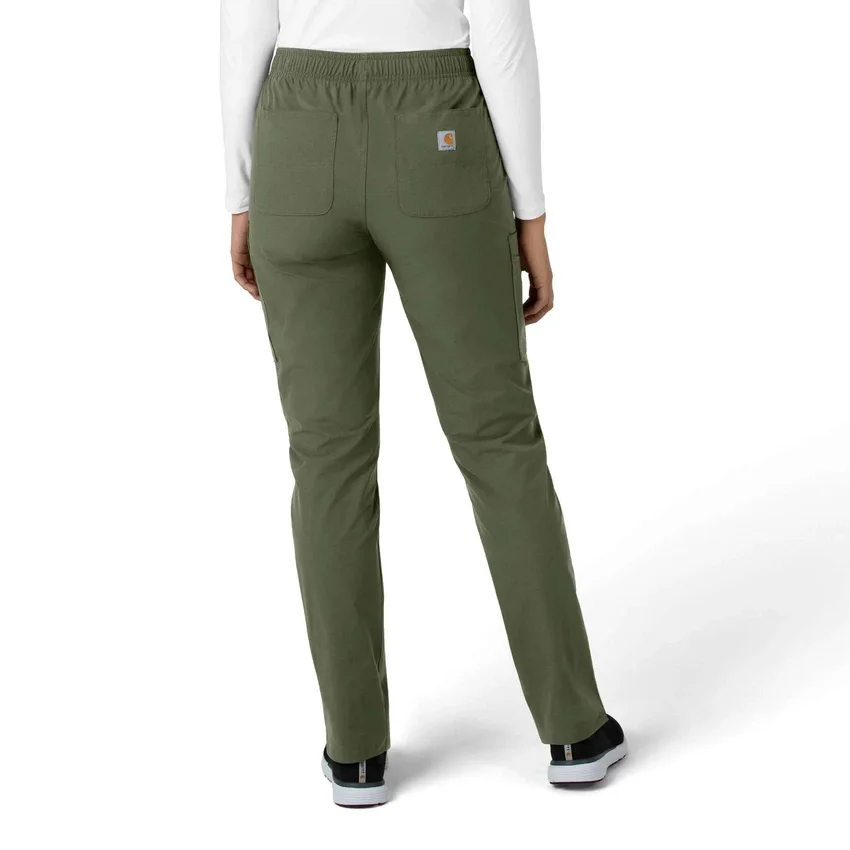 Kadın Force Essentials Düz Paça Scrub Pantolon