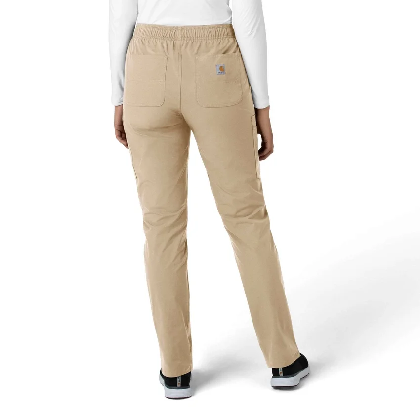 Kadın Force Essentials Düz Paça Scrub Pantolon