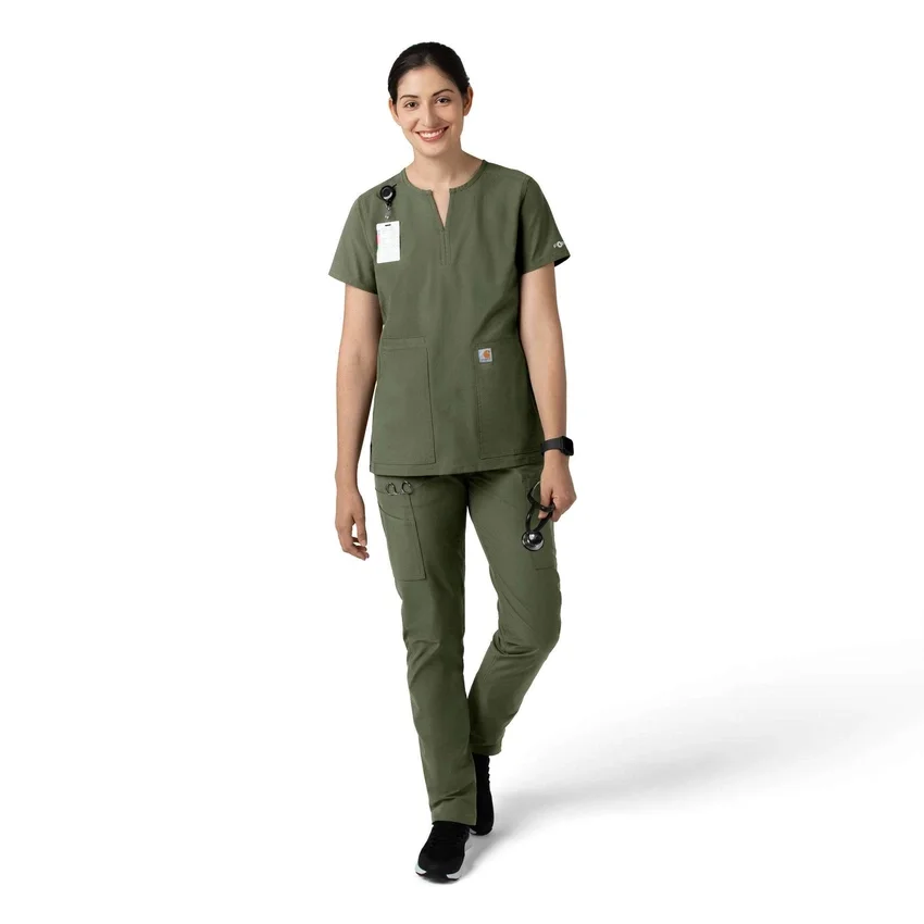 Kadın Force Essentials Düz Paça Scrub Pantolon