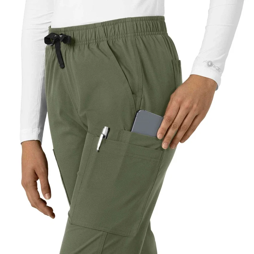 Kadın Force Essentials Düz Paça Scrub Pantolon