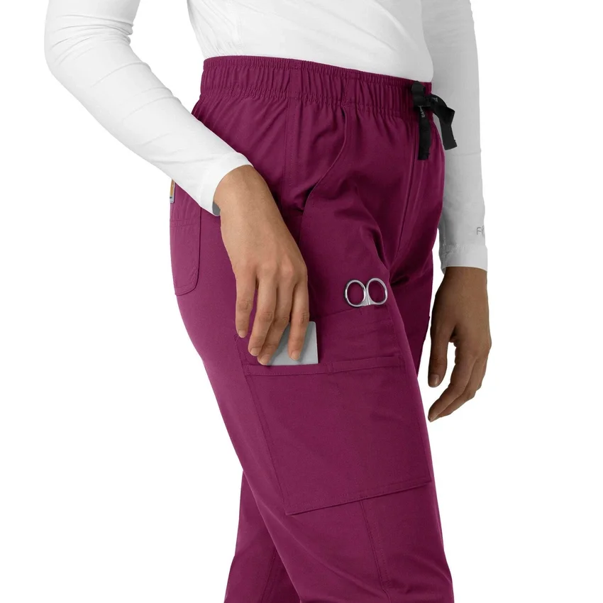 Kadın Force Essentials Düz Paça Scrub Pantolon